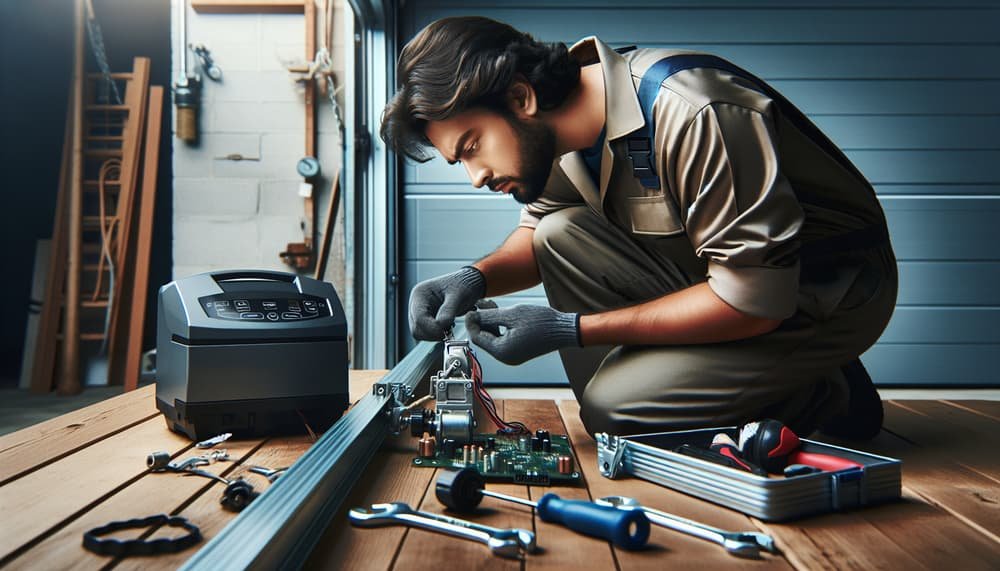 Garage door work in Russell